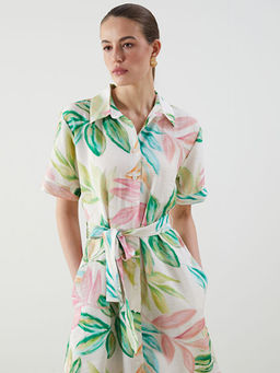 ?i?ekli G?mlek Elbise