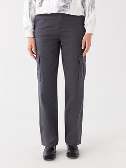 Standart Fit Kad?n Kargo Pantolon