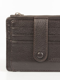 LACCOMA кредитница LA-6525-темно-коричневый натуральная кожа фото 3