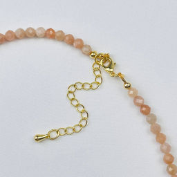 Чокер из Лунного камня и Жемчуга с подвеской