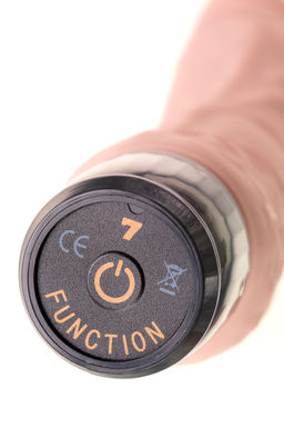 Реалистичный вибратор A-Toys by TOYFA Akin, силикон, телесный, 20,2 см