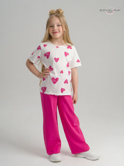 Костюм Лето разбитое сердце-фуксия - Sovalina фото 2