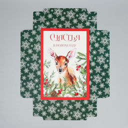 Коробка подарочная новогодняя складная «Счастья в новом году», 30×20×9 см