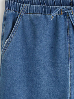 Wideleg K?z ?ocuk Jean Pantolon