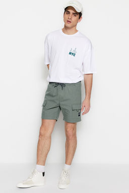 Haki Regular Fit Etiket Detayl? Sort TMNSS23SR00075