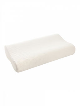 Подушка для сна 60x35x10/8 белый пена с памятью формы - Denastia фото 5
