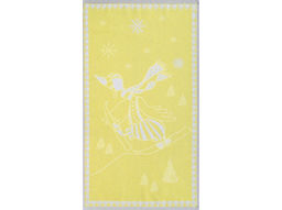 6с103.412ж1 Гусь-лыжник(лимонно-серый) Полотенце махровое 50х90см