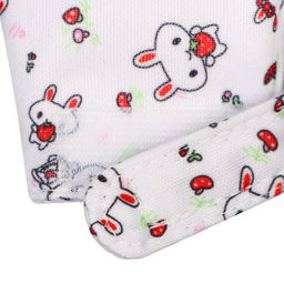 Прорезыватель-рукавичка Крошка Я «Зайка», от 3 мес., голубой/зеленый