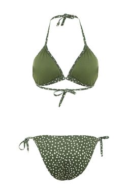 Puantiyeli Ucgen Baglamal? Bikini Tak?m? TBESS23BT00005