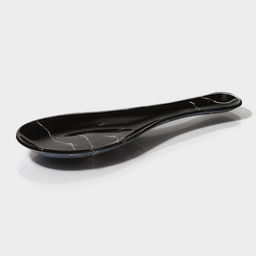 Подставка под ложку Доляна «Марбл чёрный», 23.5×8.3×1.5 см, стеклоㅤ