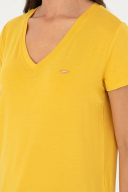 Женская базовая футболка Safran Неожиданная скидка в корзине - U.s. polo assn фото 7