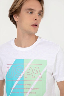 U. S. Polo Assn Мужская белая футболка с круглым вырезом - U.s. polo assn фото 8