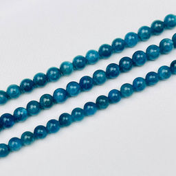 Бусины для украшений из Апатита (62 бусины) 40 см