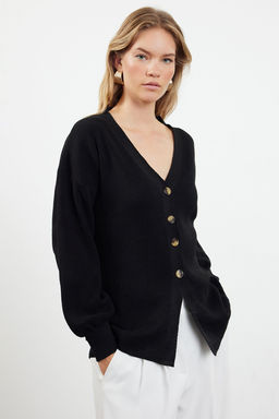 Gri V Yaka Triko H?rka TWOAW25HI00107 - Trendyolmilla фото 9