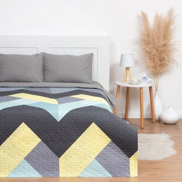 Покрывало LoveLife 2 сп Геометрия 180*2105см, микрофайбер, 100% п/э