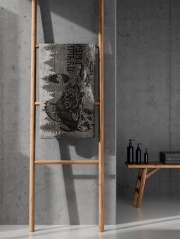 Полотенце махровое Этель Лучший рыбак, 50?90 см, 100% хлопок, 420 г/м?, коричневое