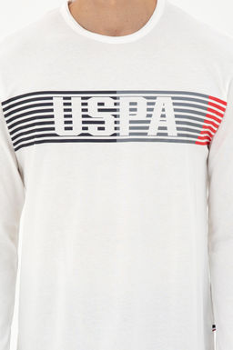 Мужской пижамный комплект цвета экрю Неожиданная скидка в корзине - U.s. polo assn фото 5