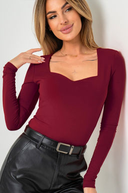 Женский лонгслив с глубоким вырезом Happyfox - Happy fox фото 7