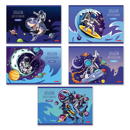 Светоч 8АЛСК4_1_3_9 Альбом для рисования 100 г/м2 A4 29 х 20.5 см 20 шт. на скобе 8 л. 000679 Райдер  фото 18