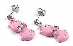 Серьги Кошечки PR2270 розовый