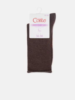 Цена за 2 пары. Носки удлиненные CONTE Меланжевые носки COMFORT - Conte elegant фото 7