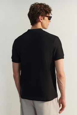 TRENDYOL MAN Beyaz Regular/Normal Kesim K?sa Kol Dokulu Dugmeli Polo Yaka T-shirt TMNSS23PO00018 - Trendyolmilla фото 6