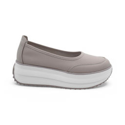 Кроссовки из натуральной кожи LQ160-2 бежевые - Sport фото 2