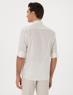 Haki Regular Fit Uzun Kollu G_mlek - Cacharel фото 5