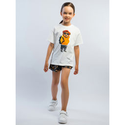 Комплект футболка кулирка, шорты футер 2х нитка петля 7011900102 - Youlala фото 5