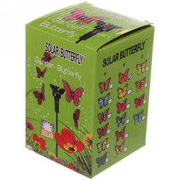 Садовая фигура для отпугивания птиц "Летающая бабочка" 7*6*30см крутящий элемент, на солнечной батарее