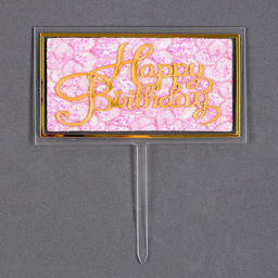 Набор для украшения торта: Топпер С днем рождения 1 шт., 10 свечей - Страна карнавалия фото 3