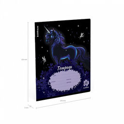 Цена за 10 шт. Тетрадь школьная ученическая ErichKrause Black Unicorn, 18 листов, клетка, выборочный УФ-лак (в плёнке по 10 шт.)_MIX-PACK  фото 10
