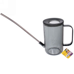 Лейка для растений 1л "Niagara Falls" с прикорневым поливом, графит ДоброСад