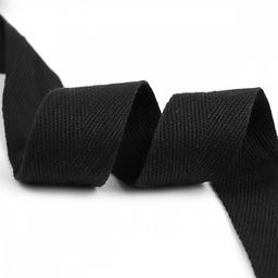 Лента-тесьма 30мм киперная 7,8г хлопок TBY.CT цв.F322 черный уп.50м