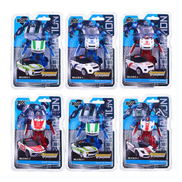 Робот "Полицейский" трансформирующийся, на листе