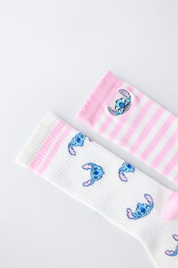PACK DOS CALCETINES LARGOS LILO & STITCH  DISNEY / Rosa - Zara фото 3