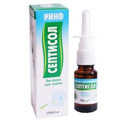 Септисол Рино 15 мл природное ср-во д/полости и пазух носа