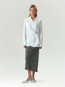 Рубашка из 100% вискозы, B3053/atlas