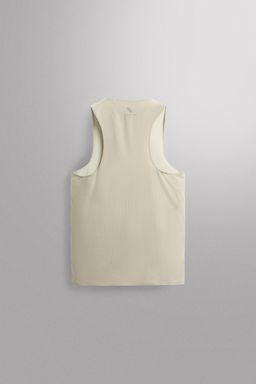 CAMISETA TANK LIGERA RUNNING / Verde gris