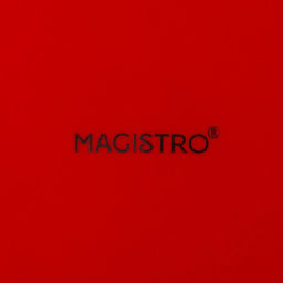 Кофейная пара фарфоровая Magistro Coffee time, 2 предмета: чашка 280 мл, блюдце d=15,5 см, цвет красный  фото 8
