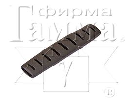 Фурнитура сумочная пластик RB002 Ручка на ремень сумки Gamma ФАСОВКА ( 12 мм) 87 x 12 x 7 мм 10 шт. черный