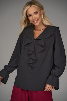 Блузка Мишель (чёрный) - Эльза фото 8