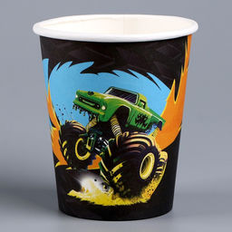 Цена за 10 шт. Стакан бумажный Тачка, 250 мл