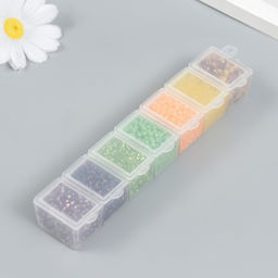 Бисер Preciosa Чехия, 7 цветов, 90 г