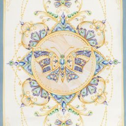 Цена за 2 шт. Полотенце Этель Драгоценности 40х73 см, 100% хлопок, саржа 190 гр/м2 фото 3