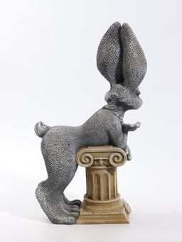 Фигурка декоративная «Зайка Диана», 11×25×42 см, серая