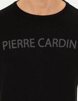 Siyah Slim Fit Bisiklet Yaka Triko Kazak - Pierre cardin фото 6