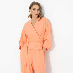 Блуза, освежающая лицо, Восхитительные охваты (теплый коралл) - Charutti фото 4