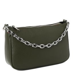Женская сумка на плечо DIVAS BAG Артикул 3207052, бежево-зеленый  фото 2