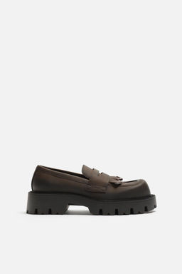 CHUNKY FRINGED LOAFERS - Zara фото 4